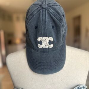 Denim Women's Hat with Cream Logo